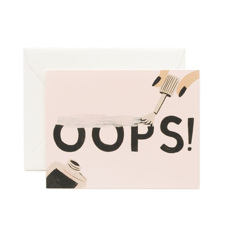Rifle Paper Co - Single Card - Oops!