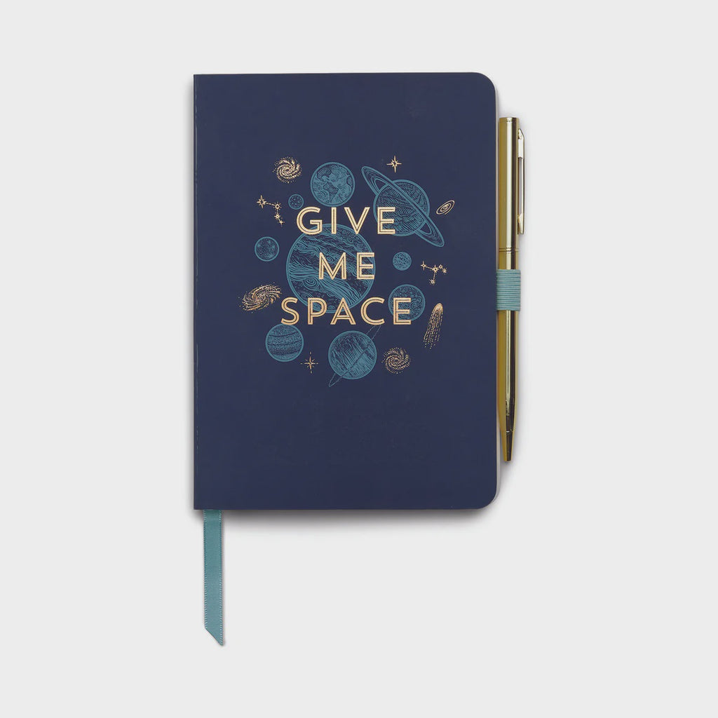 Vintage Sass Notebook with Pen - Give Me Space