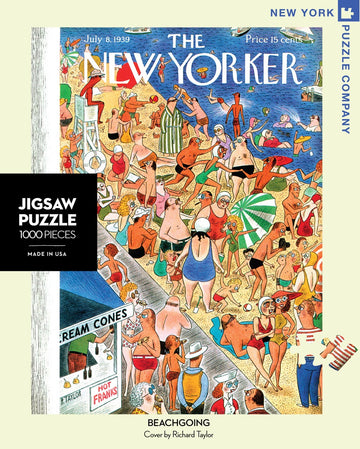 NEW YORKER PUZZLE - 1000 Pc Puzzle – Beach Going