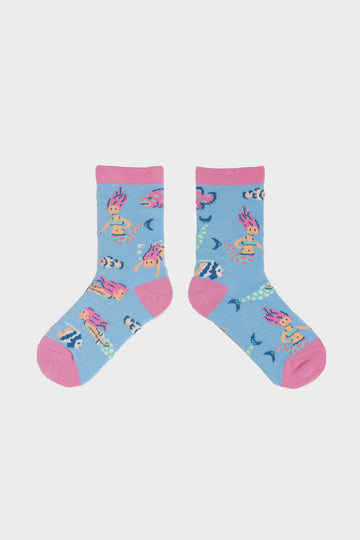 Mermaid Socks Ages 4 -6