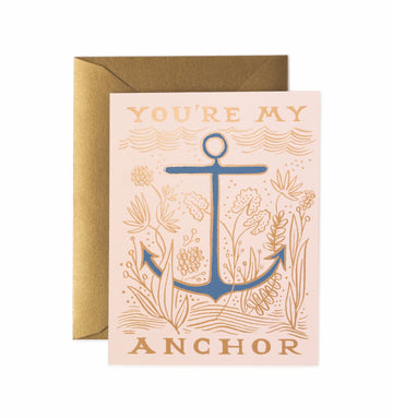 Rifle Paper Co - Single Card - My Anchor