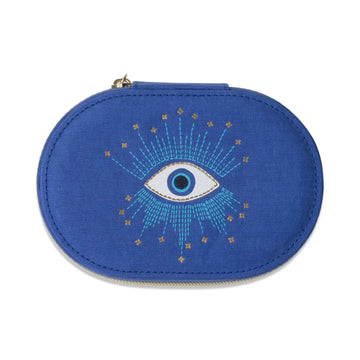 Oval Jewellery Case - Starry Eyed