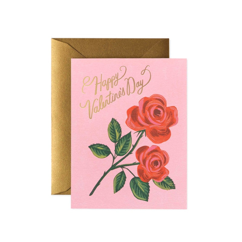 Rifle Paper Co - Single Card - Roses are Red