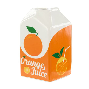 Lewis Ceramic Carton Vessel Orange