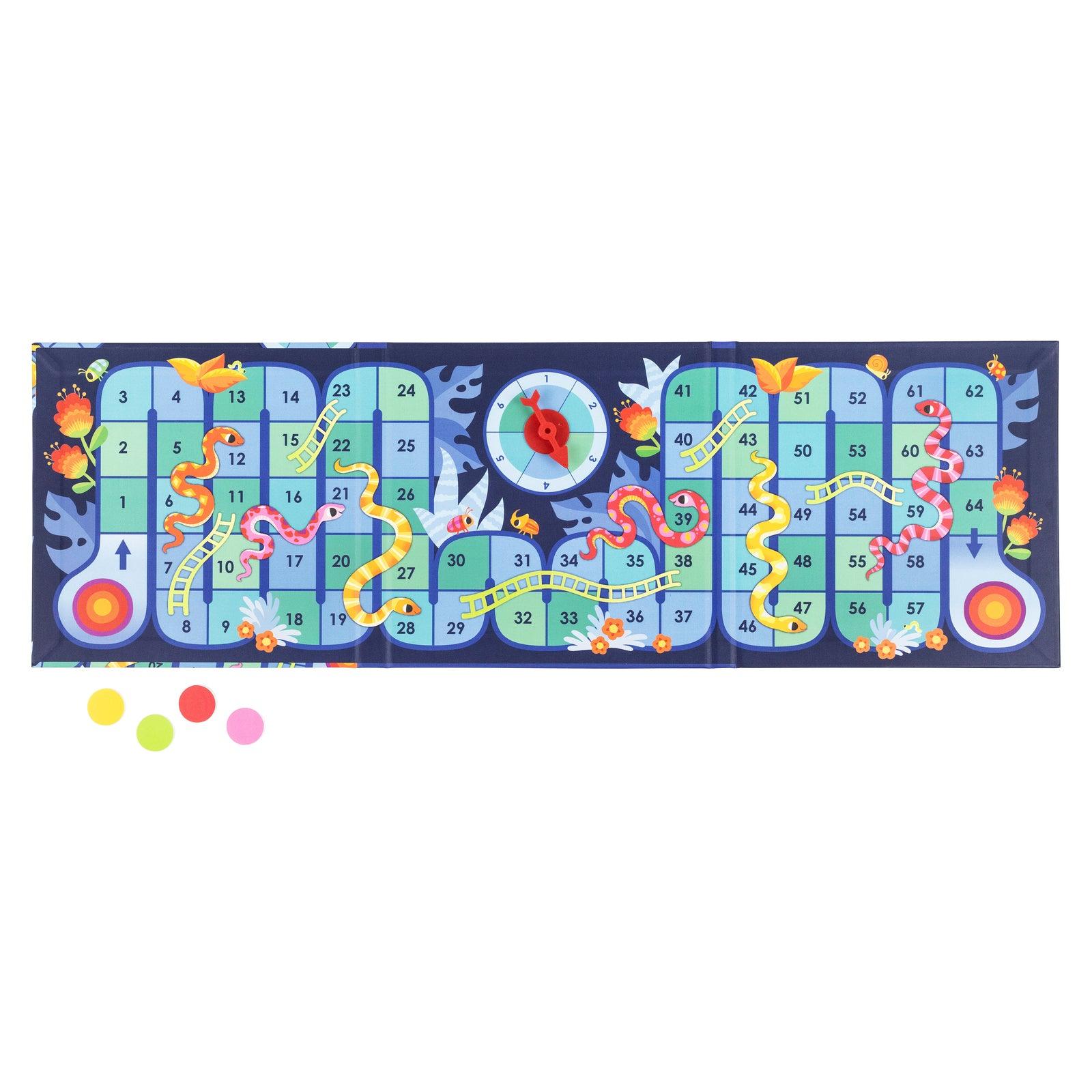 Magna Games - Snakes & Ladders & TIC-TAC-TOE - Handworks Nouveau Paperie