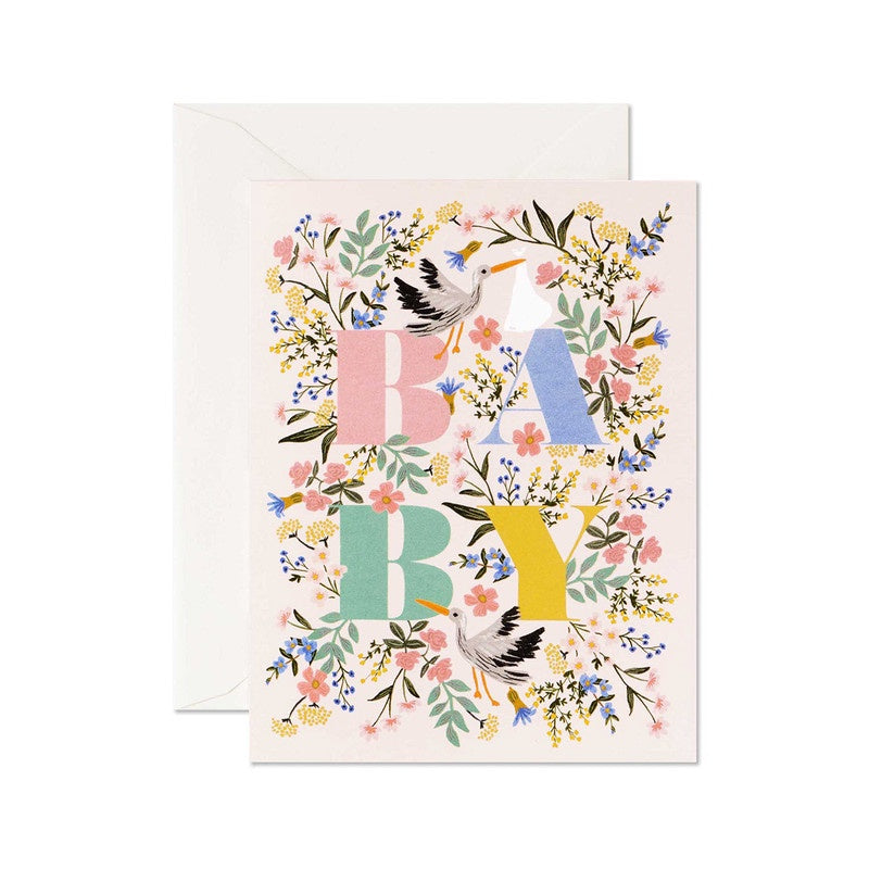 Rifle Paper Co - Single Card - Mayfair Baby