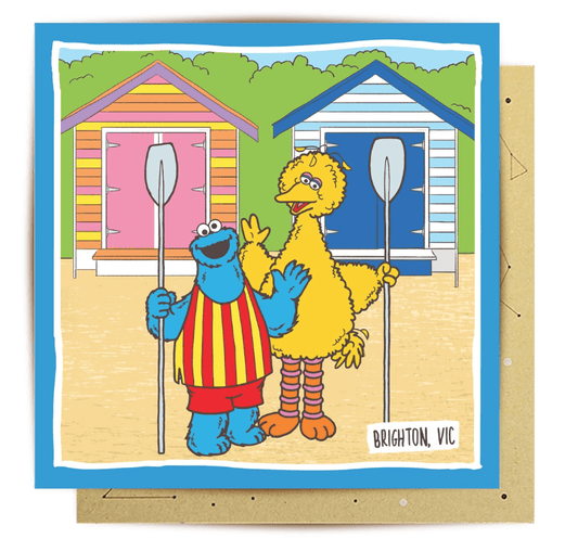 Card Sesame Street In VIC - Handworks Nouveau Paperie