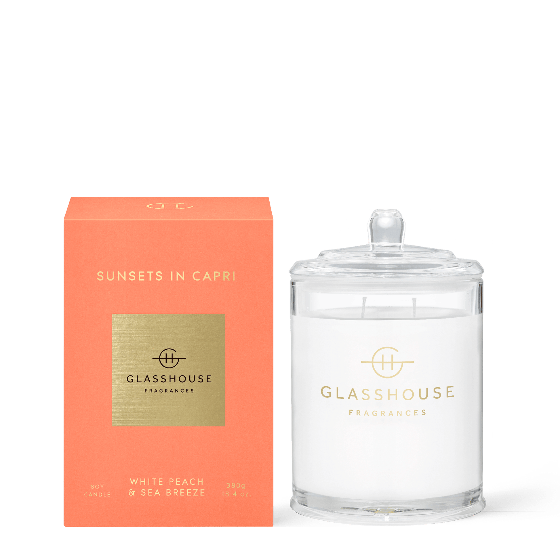 GF 380g SUNSETS IN CAPRI Candle - Handworks Nouveau Paperie