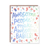 Hello Lucky - Single Card - Awesome Babies - Handworks Nouveau Paperie
