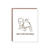 Hello Lucky - Single Card - Real Sh_t - Handworks Nouveau Paperie