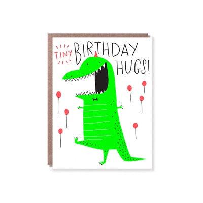 Hello Lucky - Single Card - Tiny Hugs Birthday - Handworks Nouveau Paperie