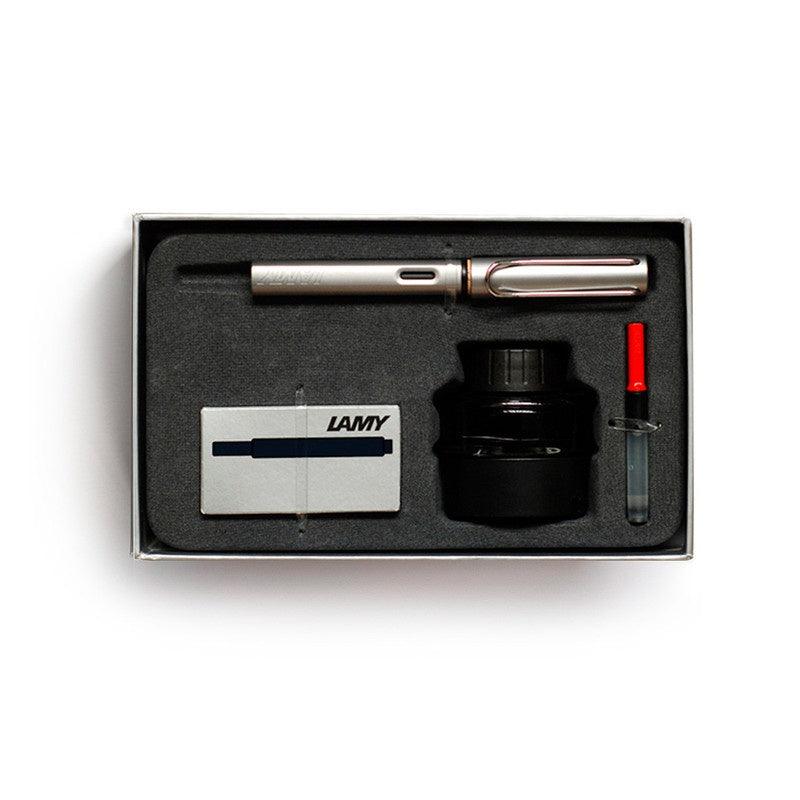 LAMY - AL-STAR - Gift Pack - Fountain Pen Medium - Graphite - Handworks Nouveau Paperie