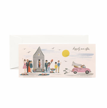 Rifle Paper Co - Single Long Card - Wedding Send-Off - Handworks Nouveau Paperie