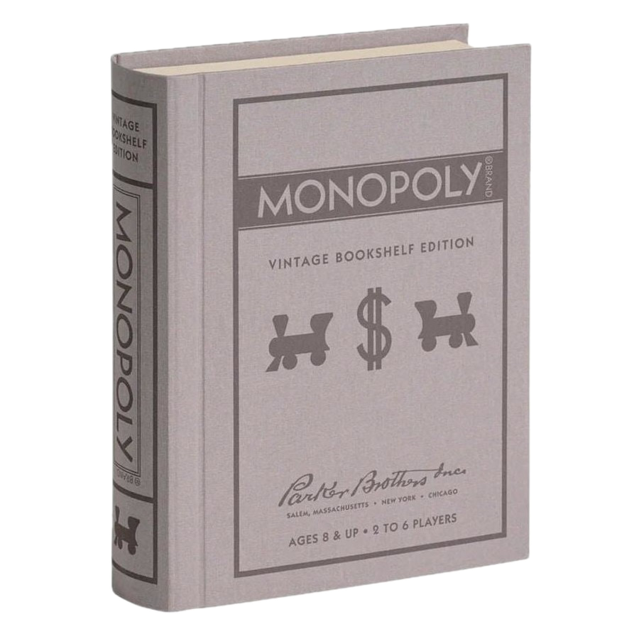 Monopoly UK Vintage Bookshelf Edition Board Game