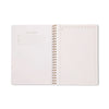 Ink Tulip A4 Twin Wire Notebook - Wavy Blue