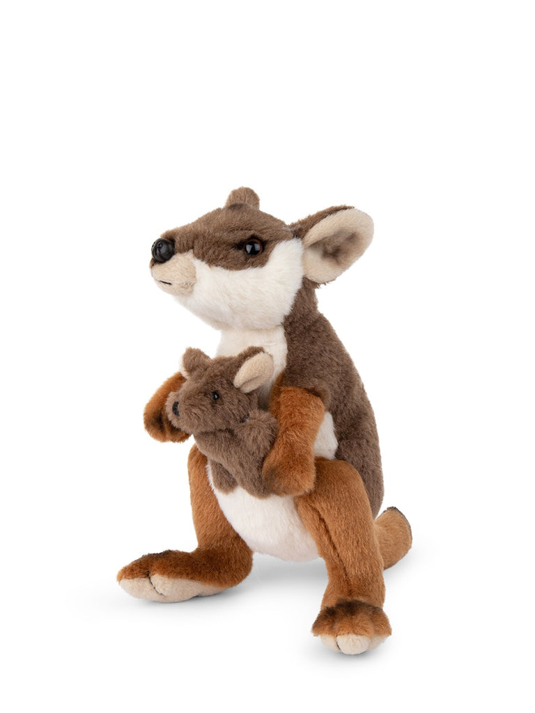 WWF Wallaby with Joey - 19 cm - 7.5"