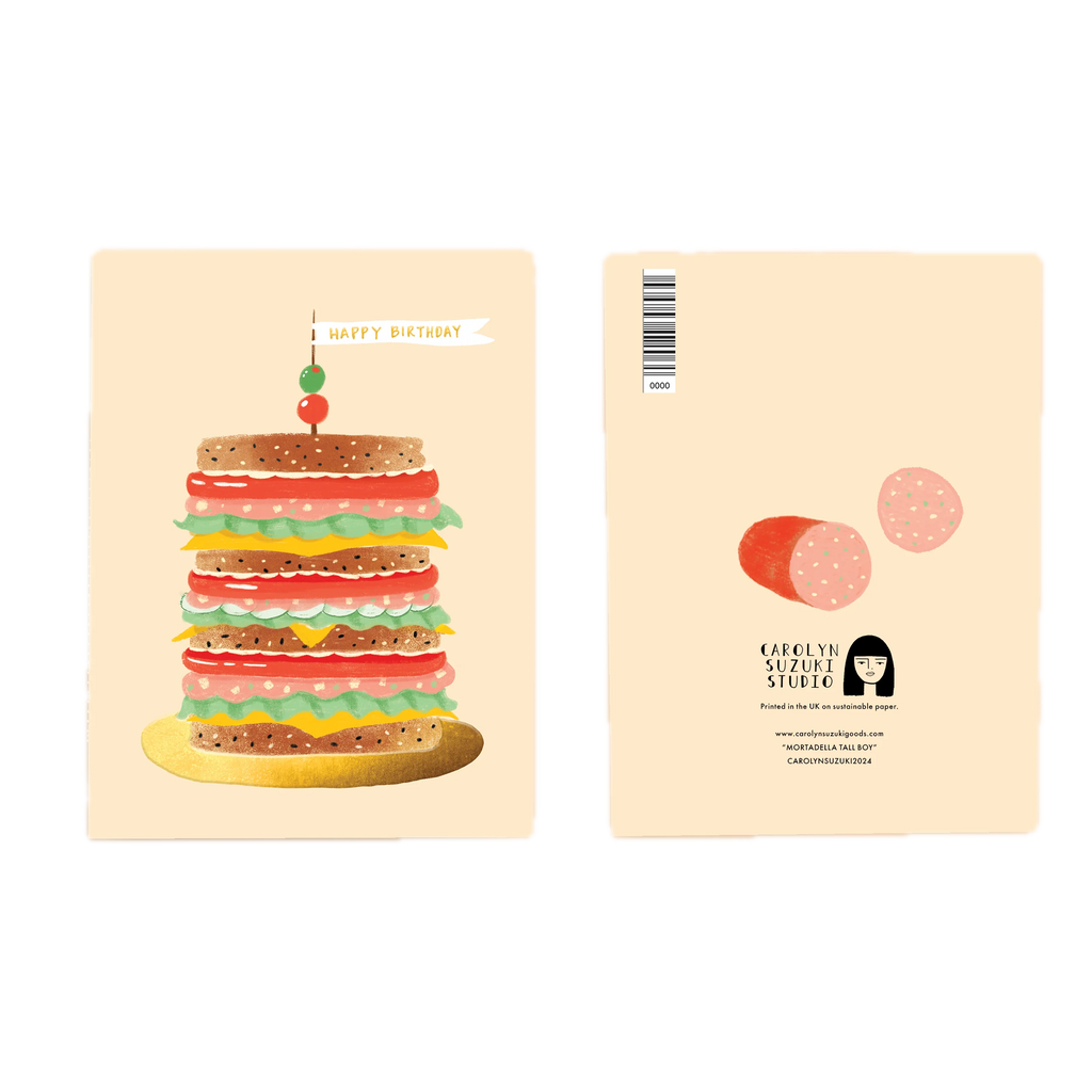 Carolyn Suzuki - Single Card - Mortadella Tall Boy
