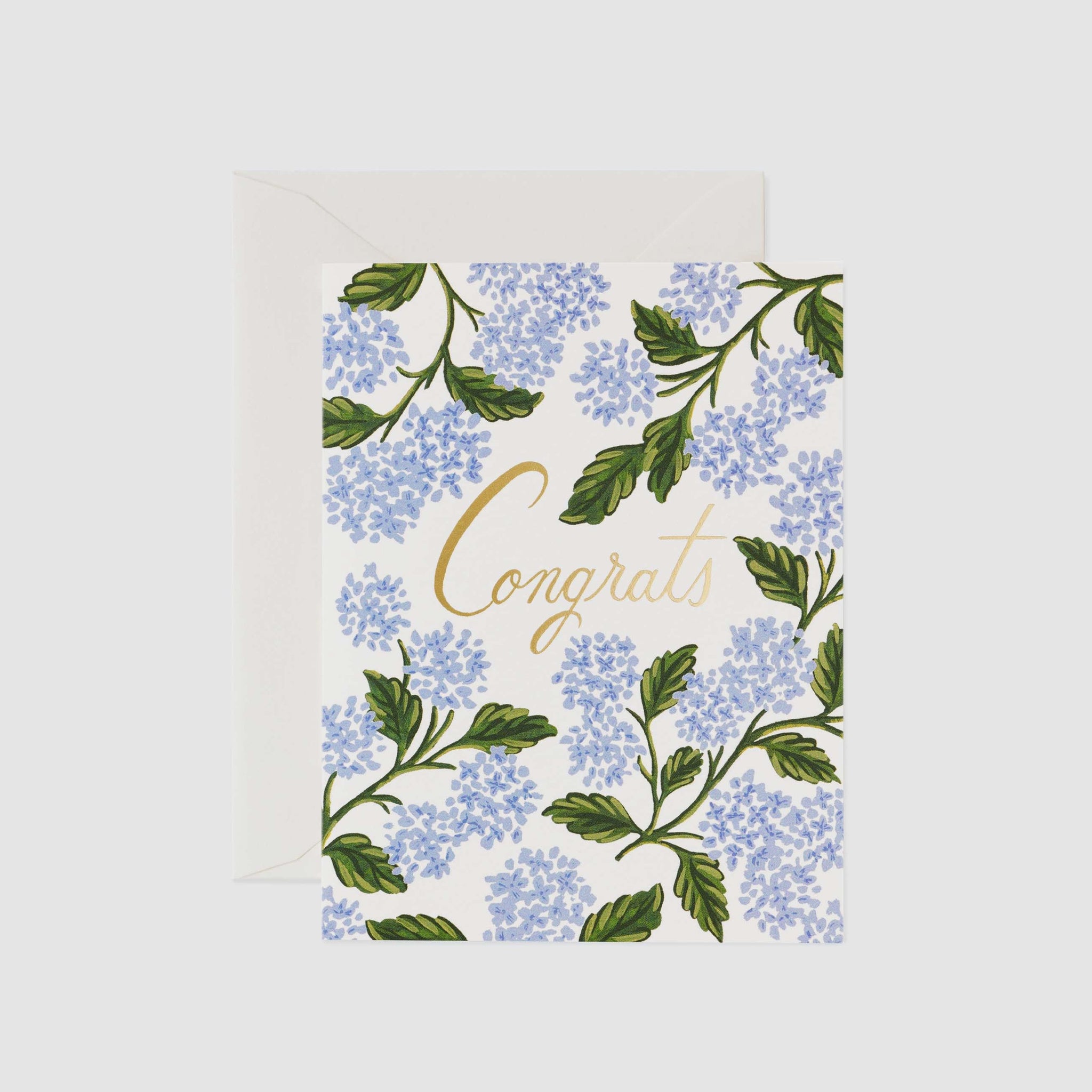 Rifle Paper Co - Single Card - Hydrangea Congrats