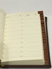 Address Book 12X16 cm - Leather Scaled Letters