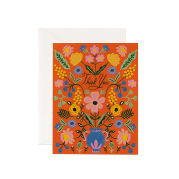 Rifle Paper Co - Single Card - Gabriella Thank You