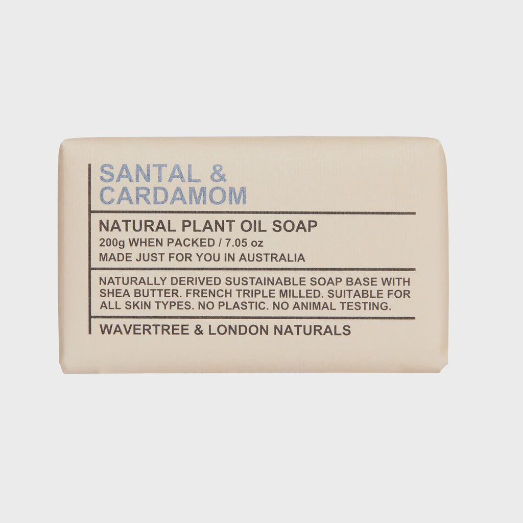 Natural Plant Oil Soap - Santal & Cardamon