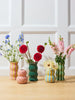 Fonda Vase Pink Green Dotty