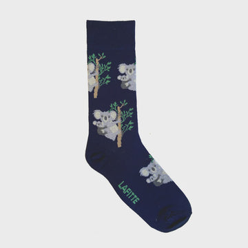 Koala - Bamboo Endangered Australian Animals Range Dark Blue