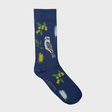 Kookaburra Sock - Blue