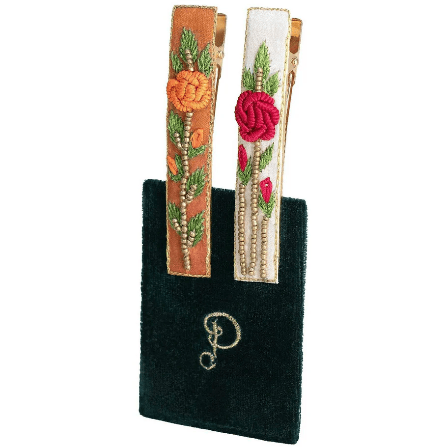 Hair Clips - Spring Garden