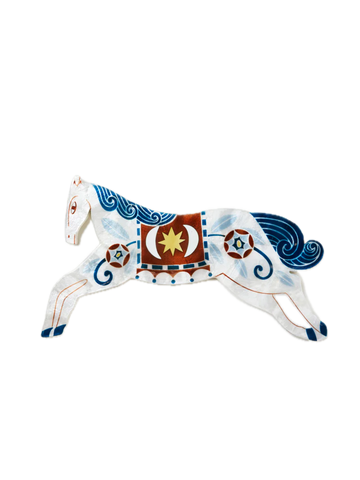 Paloma Wall Art White Horse