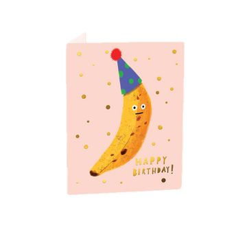 Carolyn Suzuki - Greeting Card - Banana Guy