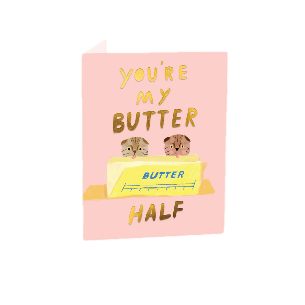 Carolyn Suzuki - Greeting Card - Butter Half