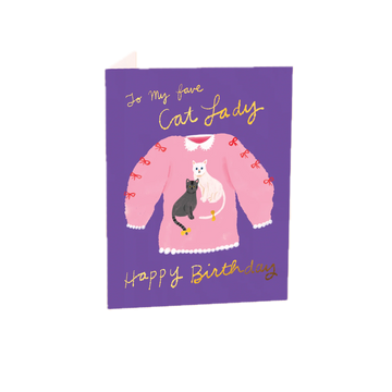 Carolyn Suzuki - Single Card - Cat Lady