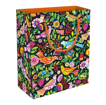 Folk Birds Medium Gift Bag
