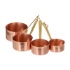 Heritage Copper & Brass Measuring Cup Set