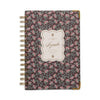 Undated 13 Month Perpetual Planner - Burgundy Vintage Floral