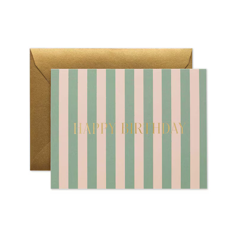 Rifle Paper Co - Single Card - Cabana Stripe