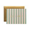 Rifle Paper Co - Single Card - Cabana Stripe