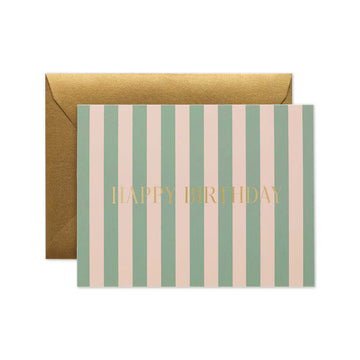 Rifle Paper Co - Single Card - Cabana Stripe