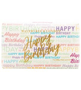 Natural Plant Oil Soap - Happy Birthday Paper