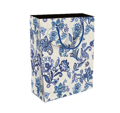 Paisley Blue Large Gift Bag