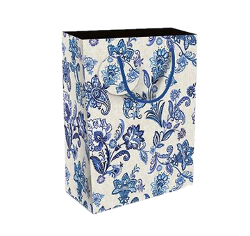 Paisley Blue Large Gift Bag