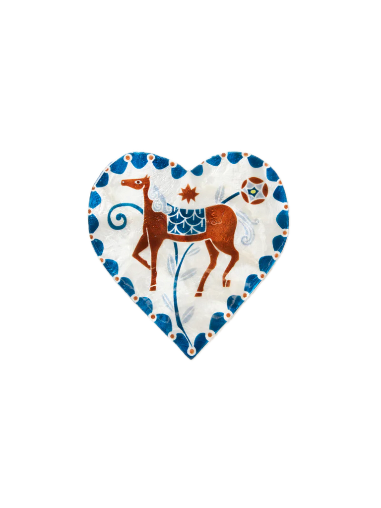 Paloma Heart White Horse