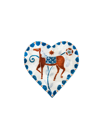 Paloma Heart White Horse