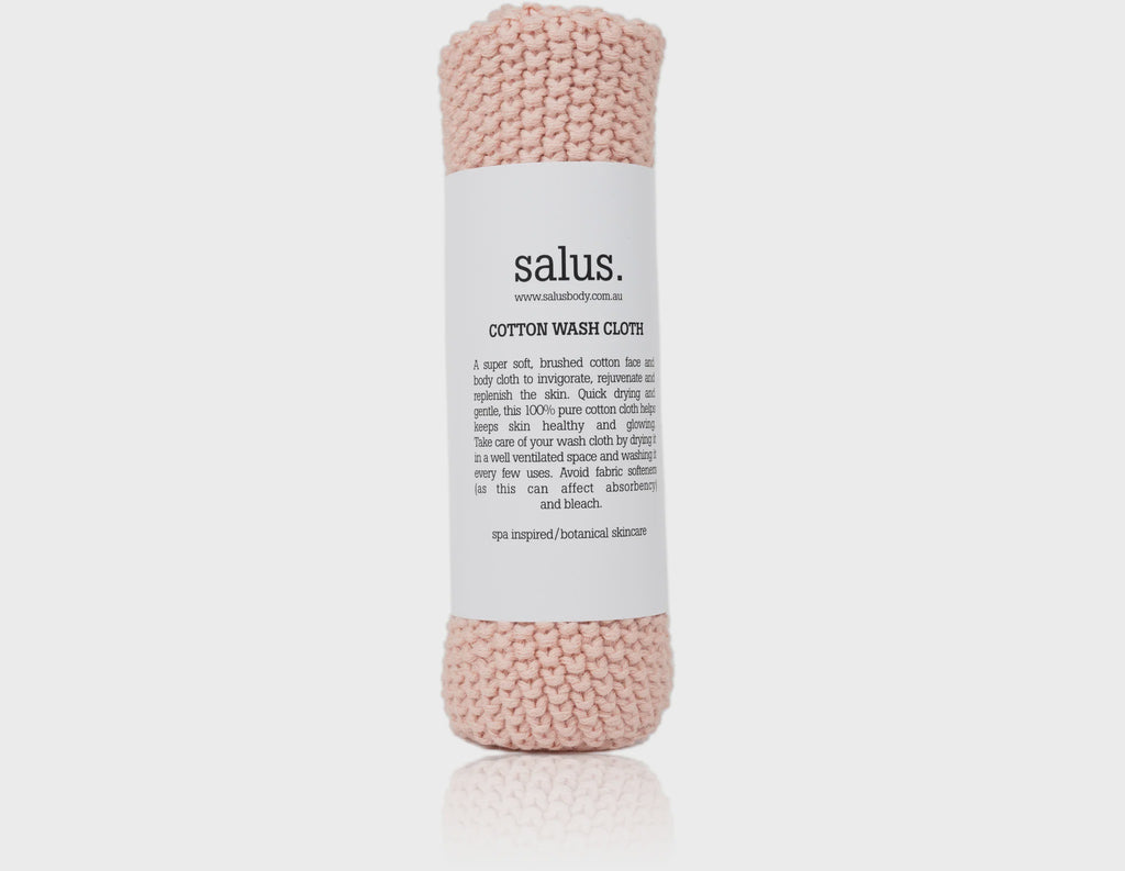 Pink Cotton Wash Cloth