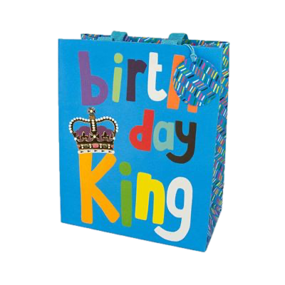Birthday King Large Gift Bag