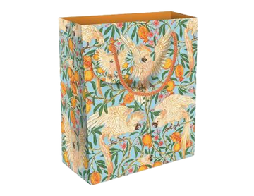 Cockatoo and Pomegranate Medium Gift Bag