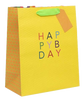 Happy Yellow Bday Large Bag