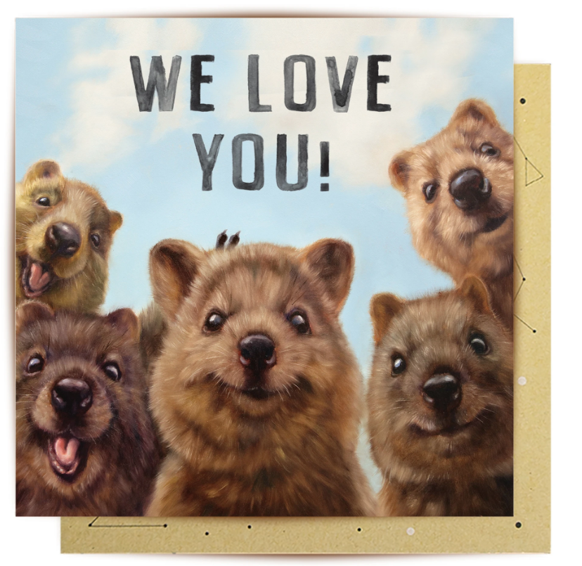 Card - We Love You Quokkas