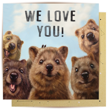 Card - We Love You Quokkas